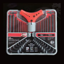 18pcs Metric & Star key set
