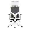 KB-8922AY Mesh High Back Office Chair Computer Desk Task Executive White plastic back with Headrest Ergonomic