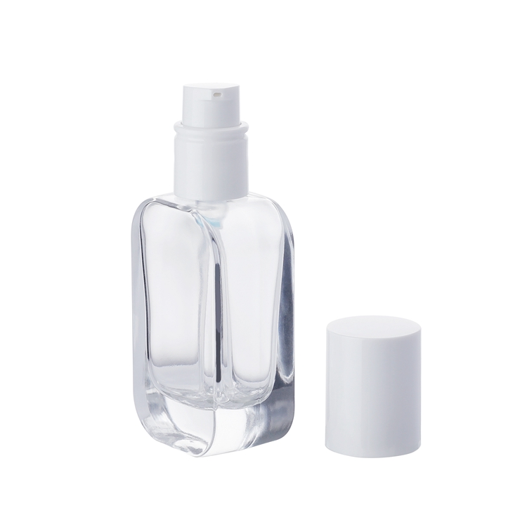 Impression personnalisée de haute qualité Carré 50 ml 100 ml 120 ml 50 g Bouteille en verre personnalisée Vaporisateur 30 ml Bouteille de parfum en verre, Bouteilles vides en verre