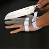  3101-Three Finger Stainless Steel Chainmail Glove With Textile Strap