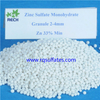 Zinc Sulphate Monohydrate Granular Fertilizer Grade 33% 