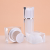 40ml 60ml Empty Body Lotion Bottle Acrylic Container, Square Cosmetic Cream Jar