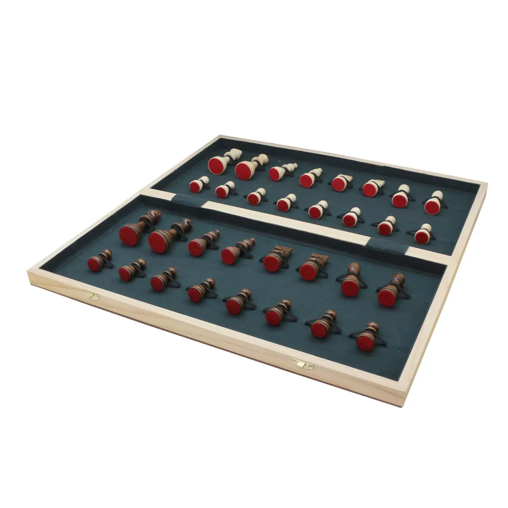  22.5 inches Large Size 53cm Foldable Wooden Chess Set with 9cm King Height Direct from Manufacturer