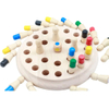 Wooden Memory Chess Game Match Stick Board Game Educational Board Games Multi Player for Kids & Adults