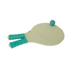 Wooden Beach Rackets Set Includes 2 Wooden Paddles and 2 Balls -Outdoor Wood Paddle Bat Ball Game