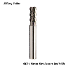 GES-4 Flutes Flat Square End Mills