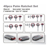 40pcs palm ratchet set