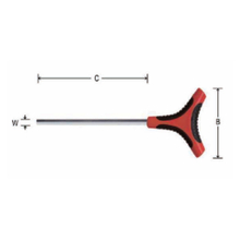 T-handle hex key set