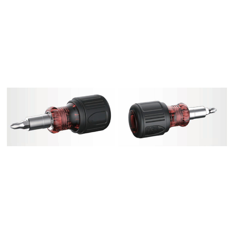 6 in 1 Stubby multi-bit screwdriver