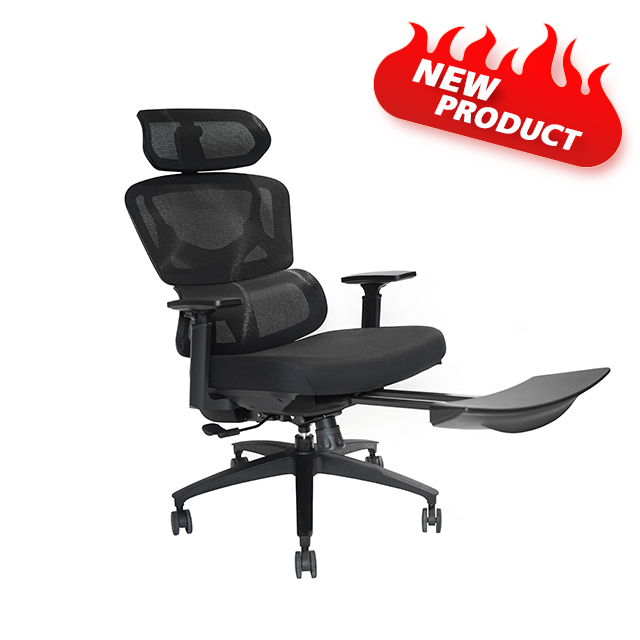 KB-8958AS New Design fitting waist office mesh chair with 1# footrest
