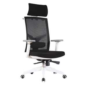 KB-8922AY Mesh High Back Office Chair Computer Desk Task Executive White plastic back with Headrest Ergonomic