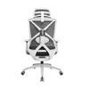 KB-8962AS-GR-016L New Design itting the Waist Office grey frame Mesh Chair with Headrest
