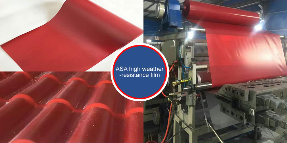 ASA FUNCTION FILM WITH WIDE APPLICATION IN COLOR STEEL TILE