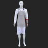 Stainless Steel Chainmail Mesh Apron for Meat Cutting and Safety Work Bib