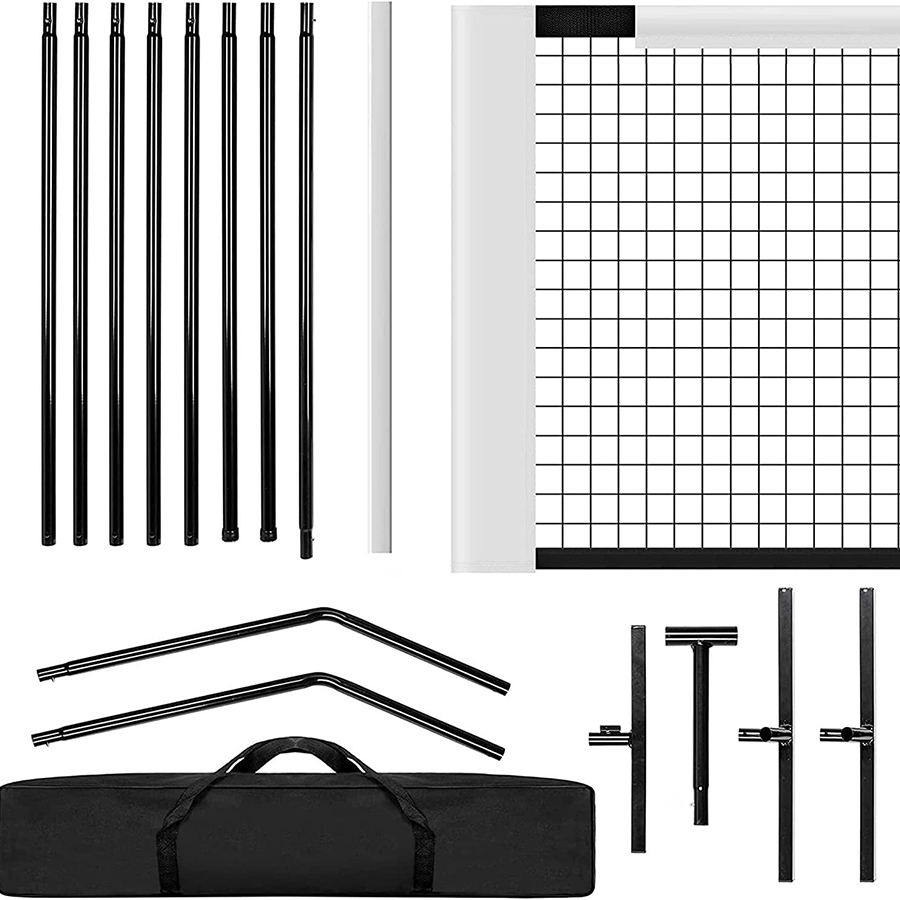 wholesale Portable Pickleball Net Regulation Size 22 FT PE Nets Steady Metal Frame for All-Weather Resistant Play in Backyards.