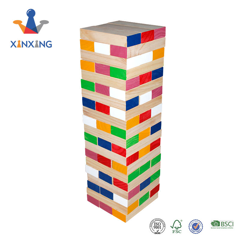 Tumbling Tower for Kids Game ,Wooden Blocks Stacking