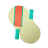 Wooden Beach Rackets Set Includes 2 Wooden Paddles and 2 Balls -Outdoor Wood Paddle Bat Ball Game