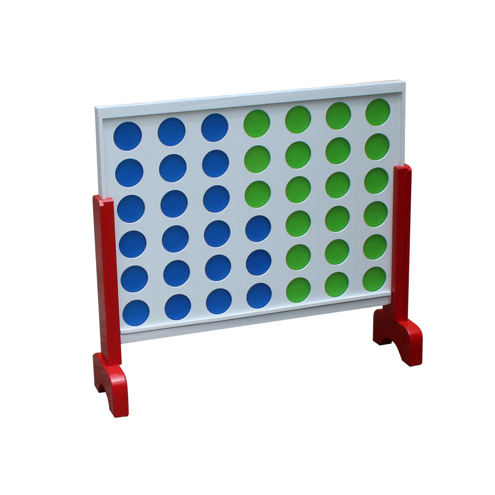 Light Wooden 4 in a Row Game Huge Outdoor Connect Four