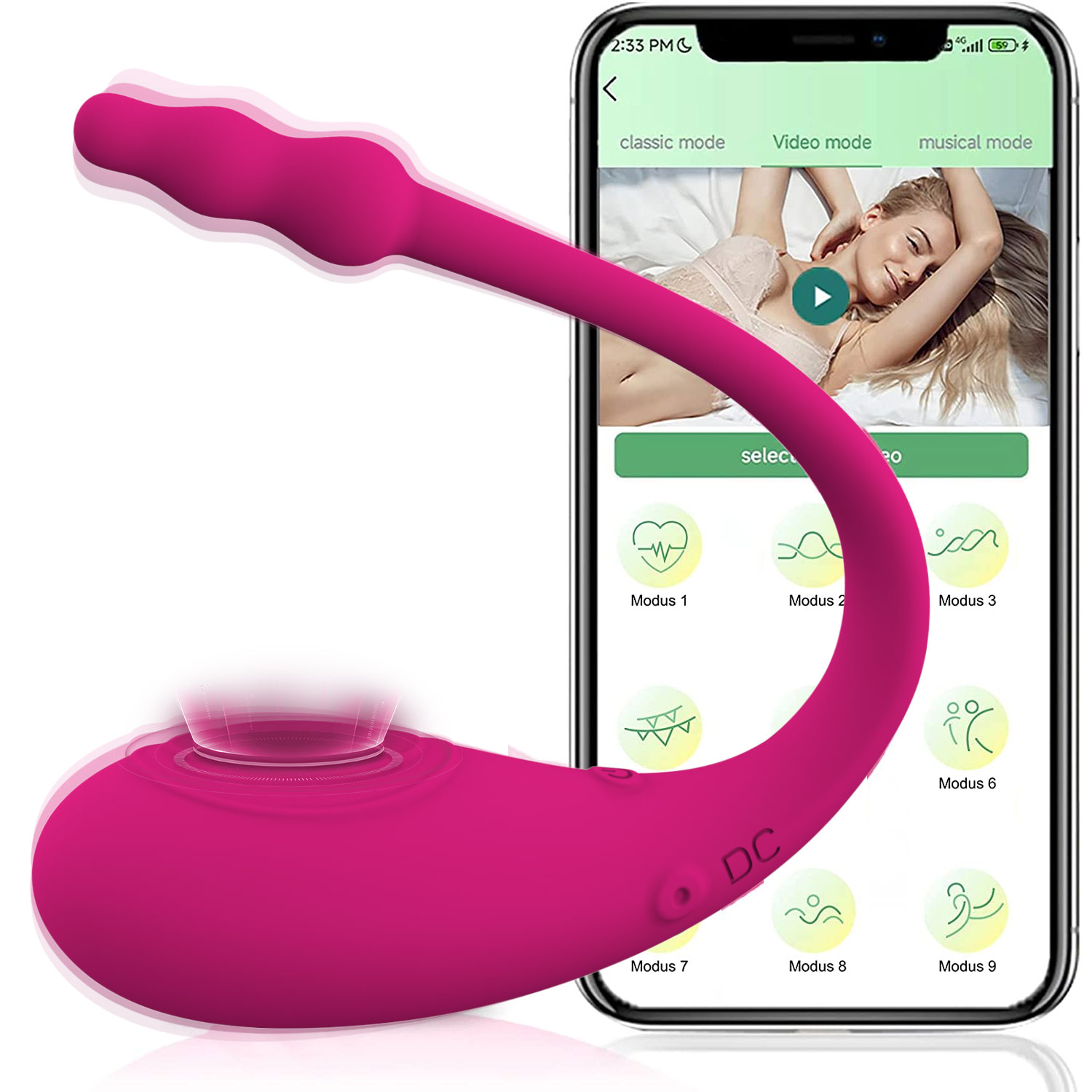 Juguetes sexuales recargables para adultos con m&aacute;s de 10 vibraciones para mujeres y parejas