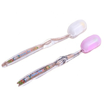 13711Travelsky Travel Accessories Custom Personalized Children Travel Plastic Toothbrush Cover