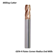 GEN-4 Flutes Corner Radius End Mills