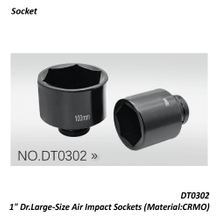 DT0302 1" Dr.Large-Size Air Impact Sockets (Material:CRMO)