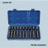 TW-BD-210220CD 1/2" Dr. 20pcs Air Impact Sockets(Material: CR-MO) 78+38mm