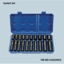 TW-BD-210220CD 1/2" Dr. 20pcs Air Impact Sockets(Material: CR-MO) 78+38mm