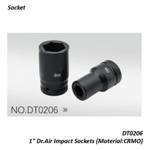 DT0206 1" Dr.Air Impact Sockets (Material:CRMO)