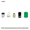 TW-021 Industrial Grade Galvanized and Chromium-Plated Sockets
