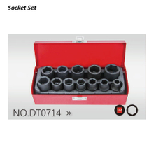 DT0714 1/2" Dr.12PCS Air Impact Sockets (Metal Box)