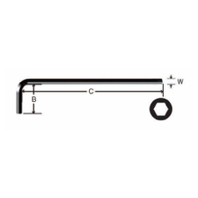 L-type hex key set