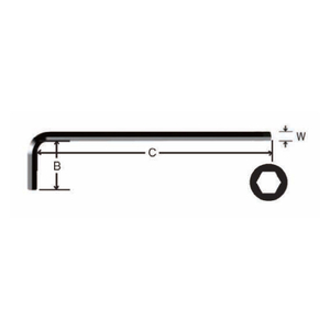 L-type hex key set