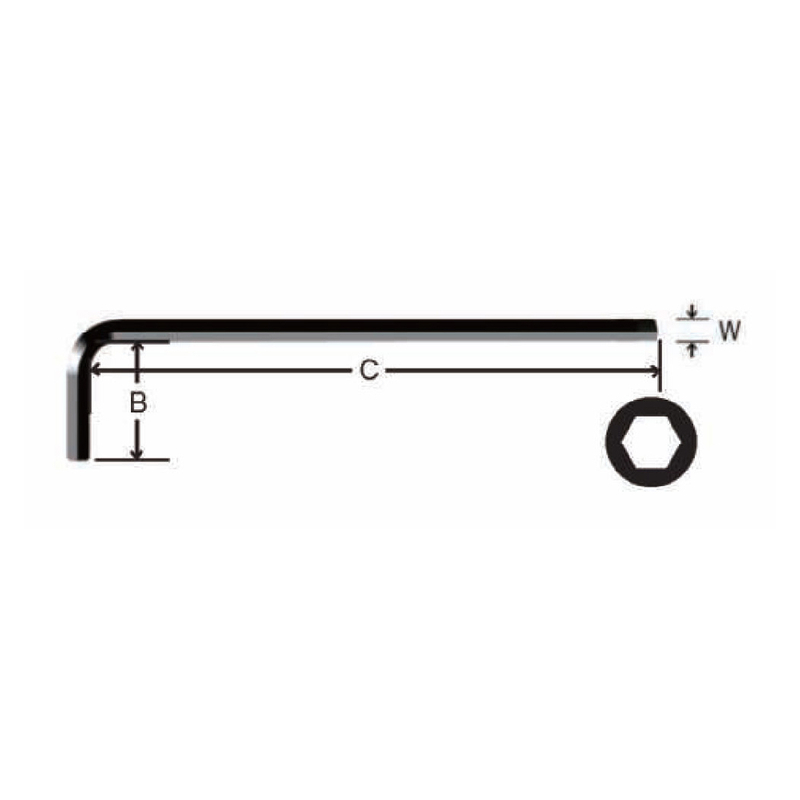L-type hex key set