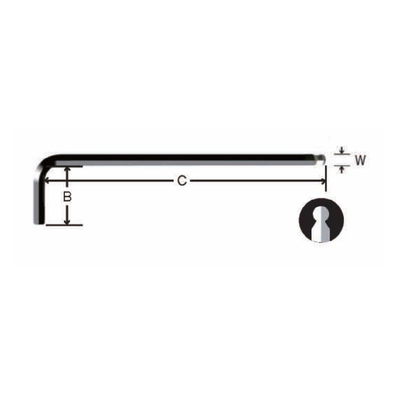 L-type hex key set