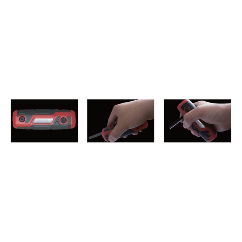 Folding-type hex key set