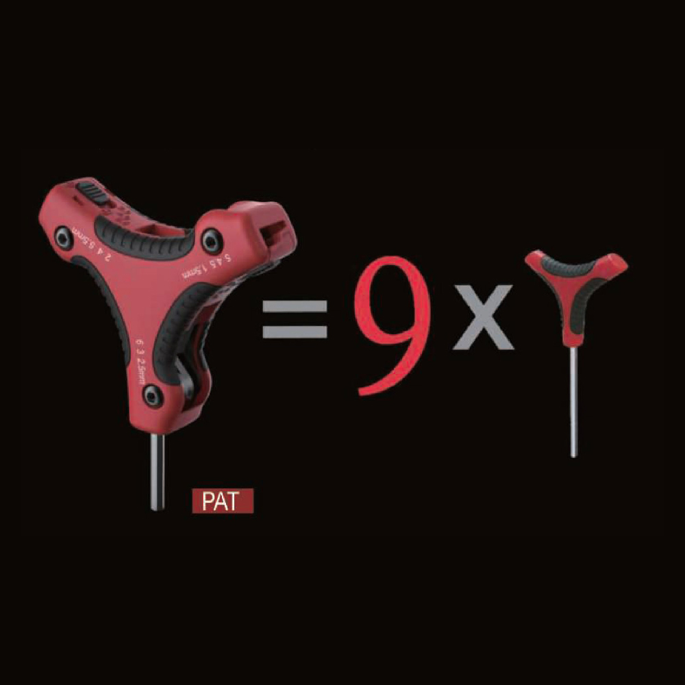 Folding-type hex key series