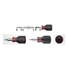 6 in 1 Stubby multi-bit screwdriver