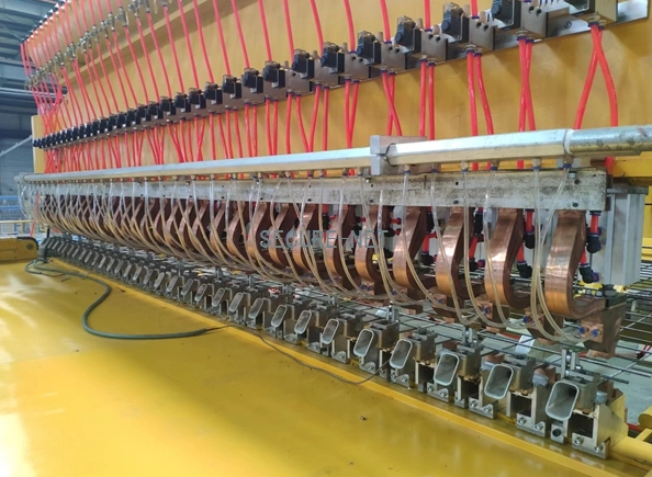 4m Pneumatic Reinforcing Mesh Welding Machine Line