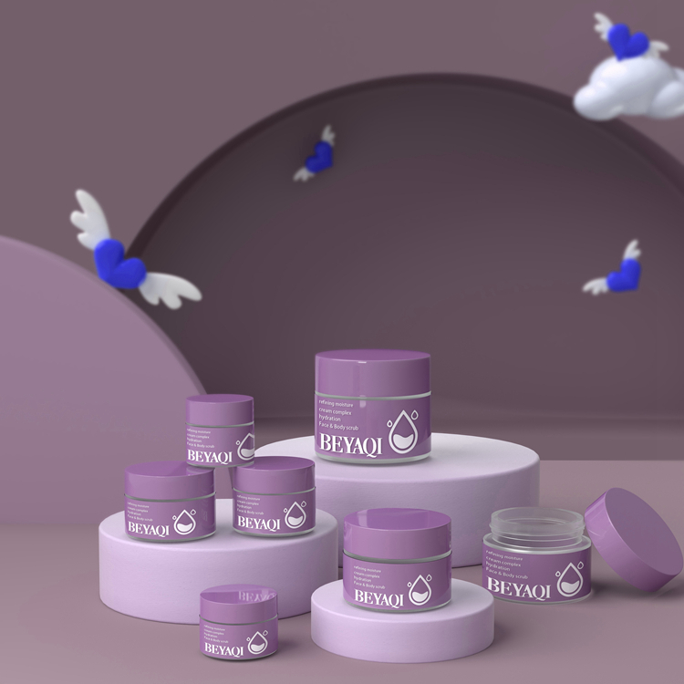 Imballaggio per la cura della pelle Nuovo arrivo 30 ml 100 ml Vaso per crema cosmetica in vetro Contenitore per cosmetici all'ingrosso