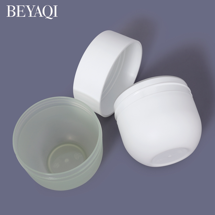 Promotion personnalisée en forme de bol 150g 200g 300g PP, pot de masque capillaire, conteneurs cosmétiques