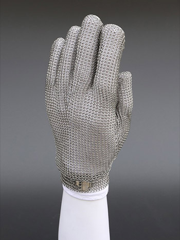 Metal Mesh Butcher Gloves-five fingers, full hand protection