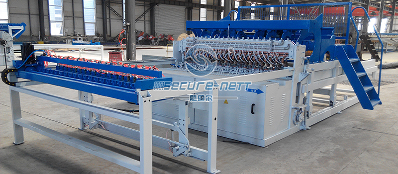 China steel reinforcing welded wire mesh panel machine plc control