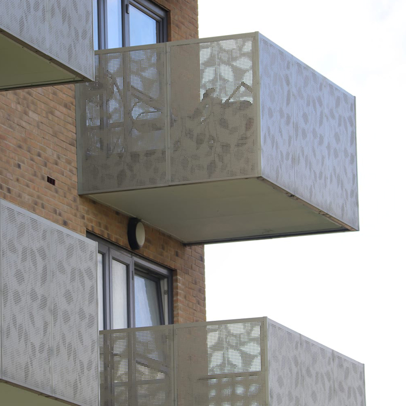 perforated metal application