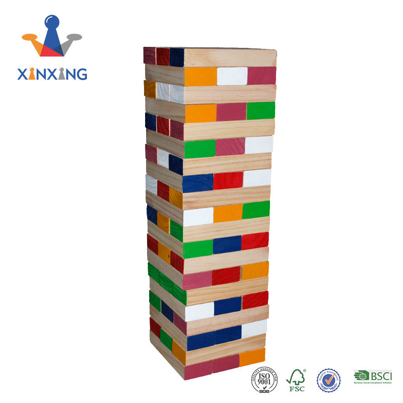 Tumbling Tower for Kids Game ,Wooden Blocks Stacking