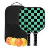 4balls Set Pickleball Paddle Racket Lightweight Pickle Balls Honeycomb Core Graphite Wholesale Pickleball Paddle