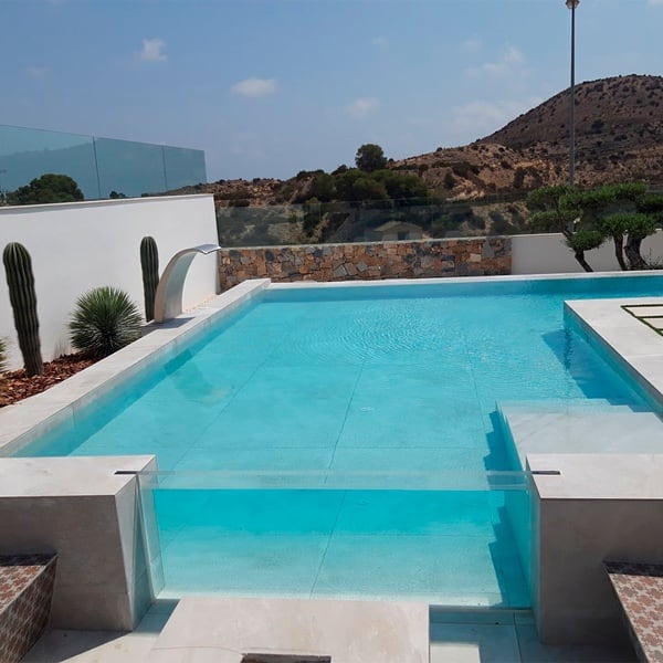 Classic na Sinusuportahan Sa 3-Sides Window Swimming Pool