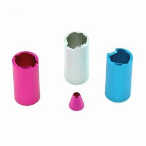 anodiseret CNC bearbejdet del