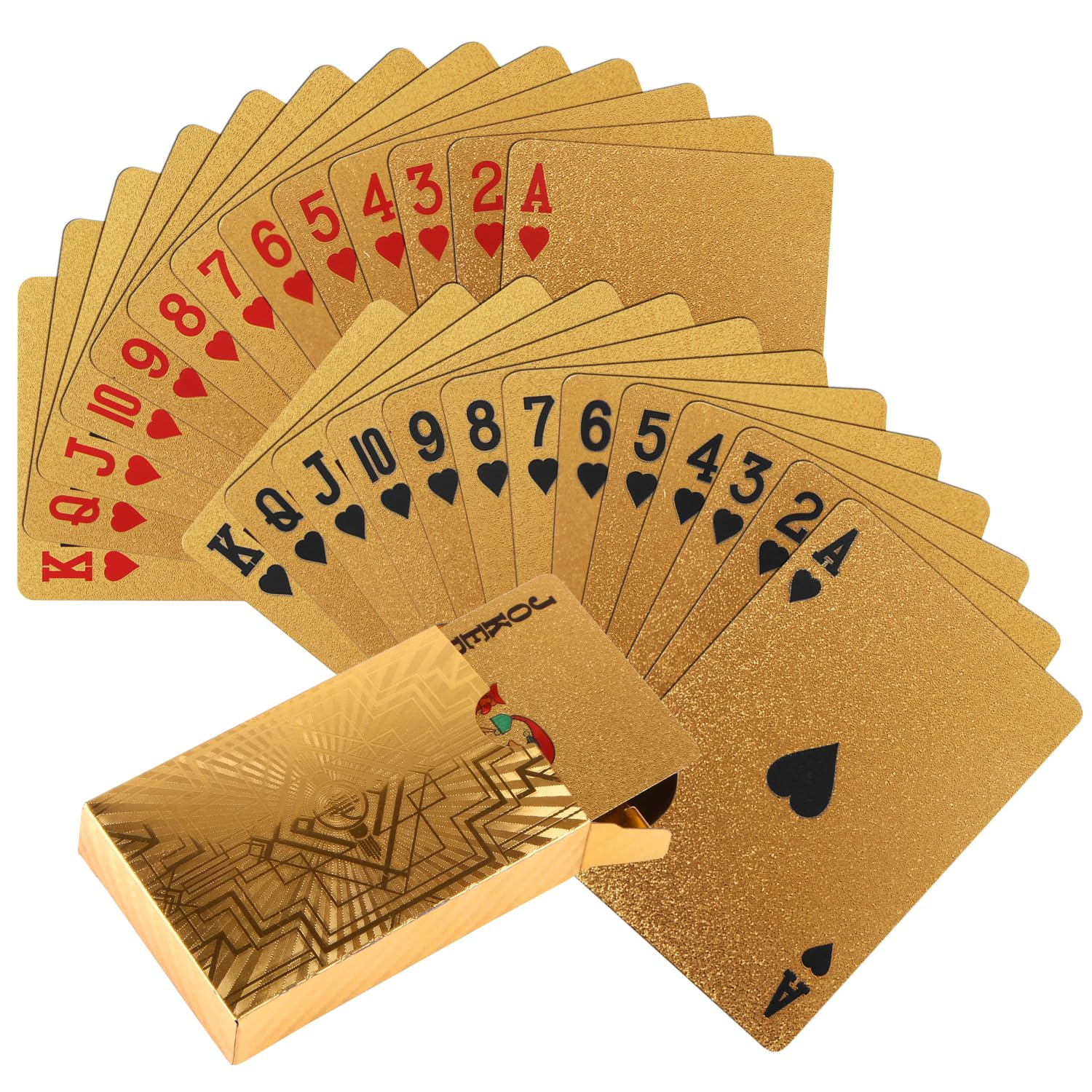 Kartu Bermain Poker Emas