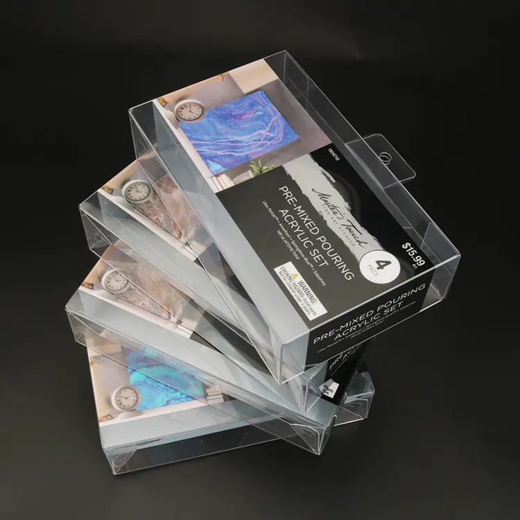PET folding box para sa mga cosmetics at retail packaging